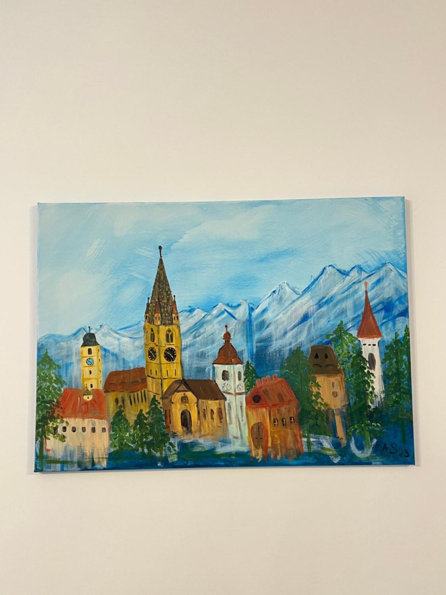 Azzurro Apartment Nagyszeben Kültér fotó